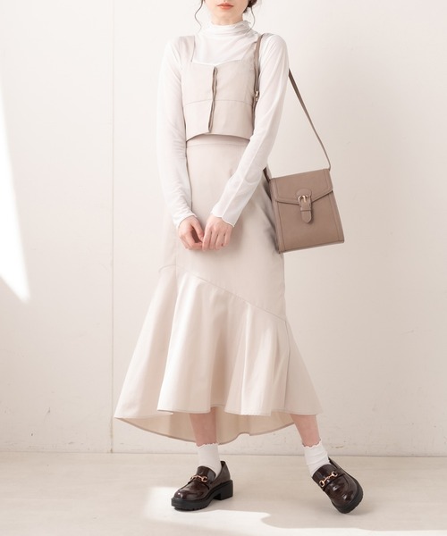 OLIVE des OLIVE（オリーブデオリーブ）の「シアインナー（Tシャツ/カットソー・レディース・オフホワイト/ブルー/ミント・FREE）」の12枚目の写真