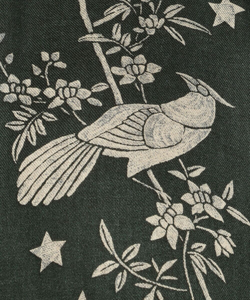 BOHEMIANS(ボヘミアンズ)の「BOHEMIANS/ボヘミアンズ NIGHITINGALE STAND CO SHIRT ナイチンゲールスタンドカラーシャツ(シャツ/ブラウス・メンズ・ダークグリーン・MEDIUM/X-LARGE/LARGE)」の6枚目の写真
