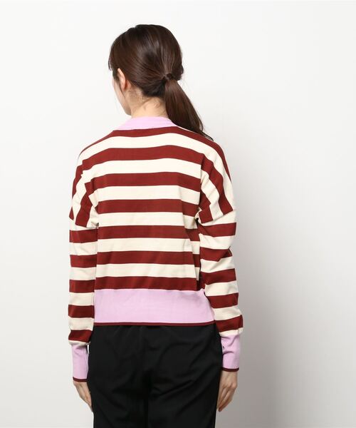 MAISON SCOTCH(メゾンスコッチ)の「プリント オーガニックセーター【165258】(ニット/セーター・レディース・オレンジ系その他・SMALL)」の3枚目の写真