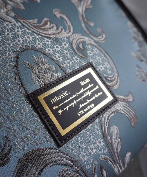 intoxic.(イントキシック)の「DAMASK JACQUARD LARGE TOTE ラージトート(トートバッグ・レディース・ブラック/ブルー/オレンジ・FREE)」の20枚目の写真