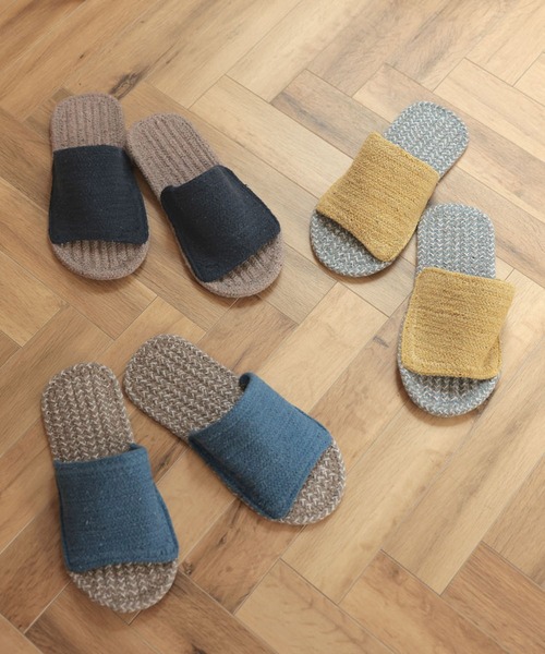 DONOBAN（ドノバン）の「リサイクル糸スリッパ（その他シューズ・レディース・ネイビー/イエロー/ブルー・ONESIZE）」の18枚目の写真