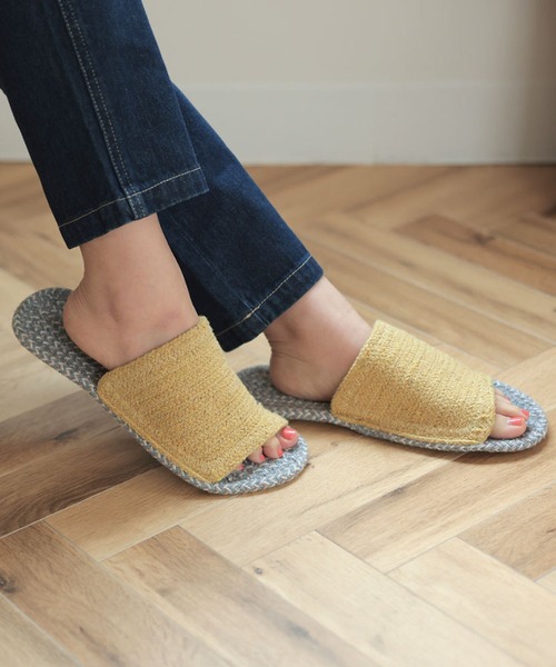 DONOBAN（ドノバン）の「リサイクル糸スリッパ（その他シューズ・レディース・ネイビー/イエロー/ブルー・ONESIZE）」の17枚目の写真