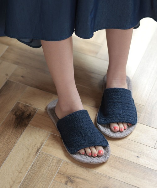 DONOBAN（ドノバン）の「リサイクル糸スリッパ（その他シューズ・レディース・ネイビー/イエロー/ブルー・ONESIZE）」の16枚目の写真