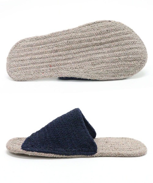 DONOBAN（ドノバン）の「リサイクル糸スリッパ（その他シューズ・レディース・ネイビー/イエロー/ブルー・ONESIZE）」の14枚目の写真