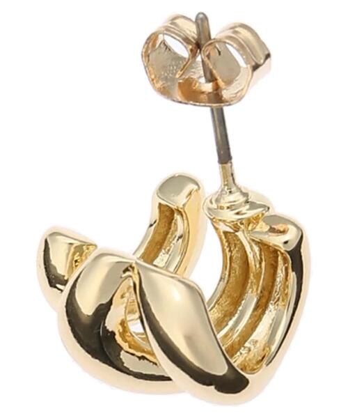 AMERICAN HOLIC(アメリカンホリック)の「トリプルラインミニフープピアス(ピアス(両耳用)・レディース・シルバー/ゴールド・FREE)」の4枚目の写真