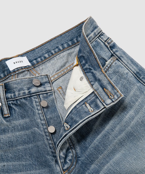 RHUDE(ルード)の「REWORKED VINTAGE DENIM INDIGO(デニムパンツ・メンズ・インディゴブルー・32/30/31)」の4枚目の写真