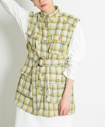 KBF | ウエストマークスタンドカラーベスト(ベスト)