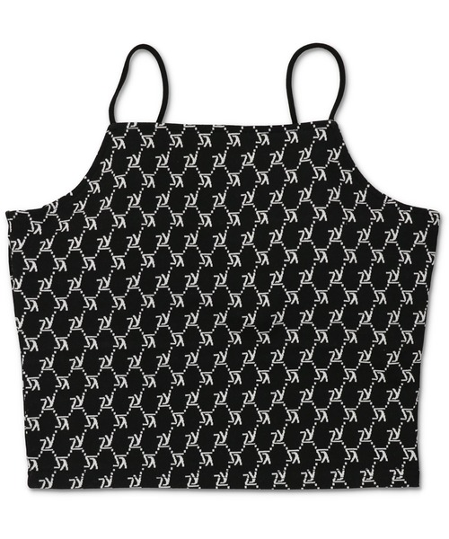 SPINNS（スピンズ）の「モノグラムデザインジャガードキャミソール（キャミソール・レディース・ブラック×ホワイト/ベージュ×ブラック・ONESIZE）」の10枚目の写真