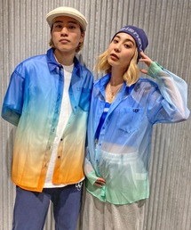 UGG グラデーション長袖シャツ UGG（アグ）の「UGG@mos グラデーション シースルーシャツ