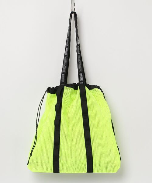 WEEKEND(ER)（ウィークエンダー）の「WEEKEND(ER) ウィークエンダー WEEKEND MESH TOTE BAG メッシュトートバッグ（トートバッグ・メンズ・ホワイト/ブラック/グレー/ネイビー/オリーブ/イエロー・FREE）」の6枚目の写真