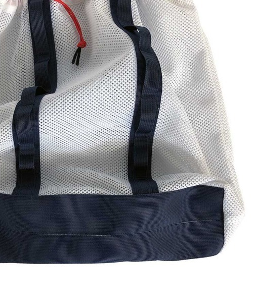 WEEKEND(ER)（ウィークエンダー）の「WEEKEND(ER) ウィークエンダー WEEKEND MESH TOTE BAG メッシュトートバッグ（トートバッグ・メンズ・ホワイト/ブラック/グレー/ネイビー/オリーブ/イエロー・FREE）」の9枚目の写真