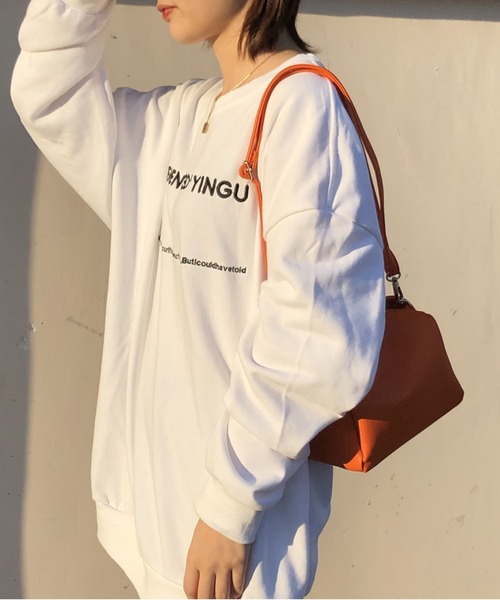 yuue' ( wear )(ユーイ)の「2way ボストンバッグ / ショルダーバッグ(ショルダーバッグ・レディース・ホワイト/ブラック/オレンジ/グリーン・FREE)」の17枚目の写真