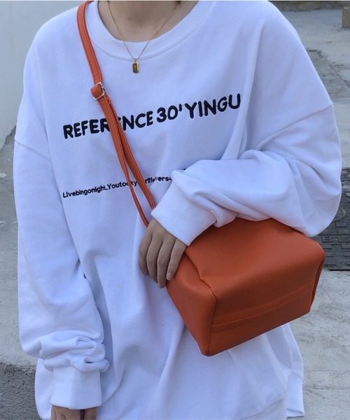 yuue' ( wear )(ユーイ)の「2way ボストンバッグ / ショルダーバッグ(ショルダーバッグ・レディース・ホワイト/ブラック/オレンジ/グリーン・FREE)」の12枚目の写真