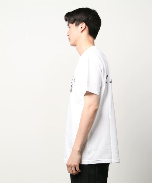 SUNNY  SPORTS（サニースポーツ）の「SUNNY SPORTS / サニースポーツ Y LOGO SS TEE イェール大学 カレッジプリントTシャツ（Tシャツ/カットソー・メンズ・ライトグレー/パープル/ホワイト・XX-LARGE/MEDIUM/X-LARGE/LARGE）」の6枚目の写真