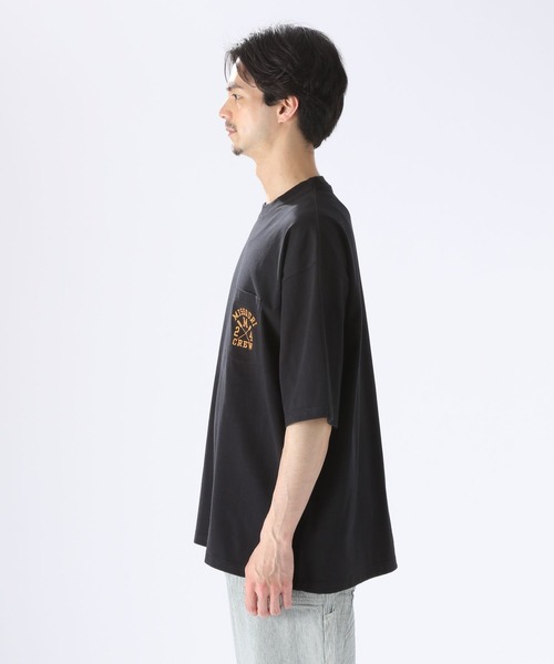 niko and...(ニコアンド)の「ワンポイントロゴポケットTシャツ(Tシャツ/カットソー・メンズ・ブラック/グリーン/イエロー/オフホワイト・LARGE/MEDIUM)」の16枚目の写真