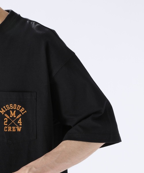 niko and...(ニコアンド)の「ワンポイントロゴポケットTシャツ(Tシャツ/カットソー・メンズ・ブラック/グリーン/イエロー/オフホワイト・LARGE/MEDIUM)」の5枚目の写真