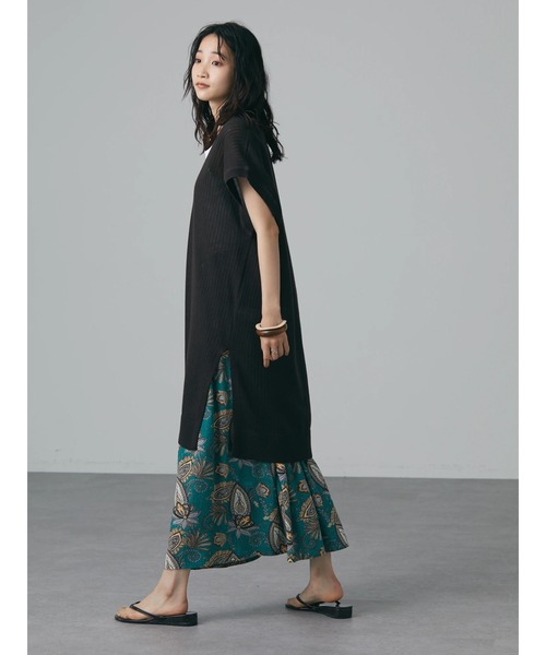 CRAFT STANDARD BOUTIQUE(クラフトスタンダードブティック)の「【手洗い】リブ切替えVネックジレ *◆(ベスト・レディース・ベージュ/チャコールグレー/グリーン・FREE)」の17枚目の写真