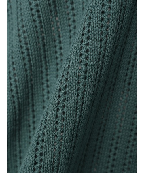 CRAFT STANDARD BOUTIQUE(クラフトスタンダードブティック)の「【手洗い】リブ切替えVネックジレ *◆(ベスト・レディース・ベージュ/チャコールグレー/グリーン・FREE)」の10枚目の写真