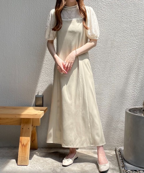 WEGO（ウィゴー）の「WEGO/バックリボンマーメイドキャミワンピース（ワンピース・レディース・ブラック/ライトベージュ・FREE）」の22枚目の写真