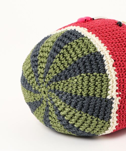 Paradise Picnic(パラダイスピクニック)の「トロピカルフルーツミニバッグ(かごバッグ・レディース・イエロー/レッド/ベージュ・FREE)」の5枚目の写真