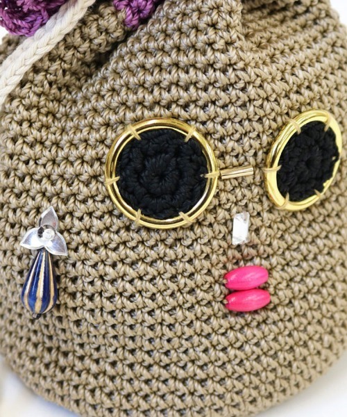 Paradise Picnic(パラダイスピクニック)の「トロピカルフルーツミニバッグ(かごバッグ・レディース・イエロー/レッド/ベージュ・FREE)」の11枚目の写真