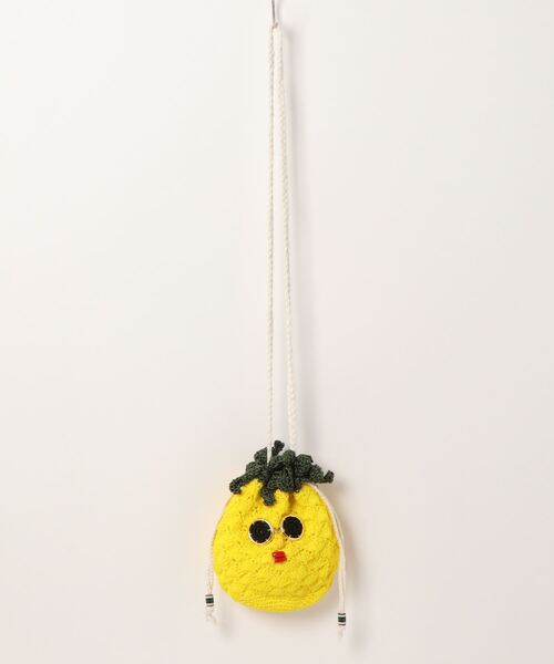 Paradise Picnic(パラダイスピクニック)の「トロピカルフルーツミニバッグ(かごバッグ・レディース・イエロー/レッド/ベージュ・FREE)」の16枚目の写真