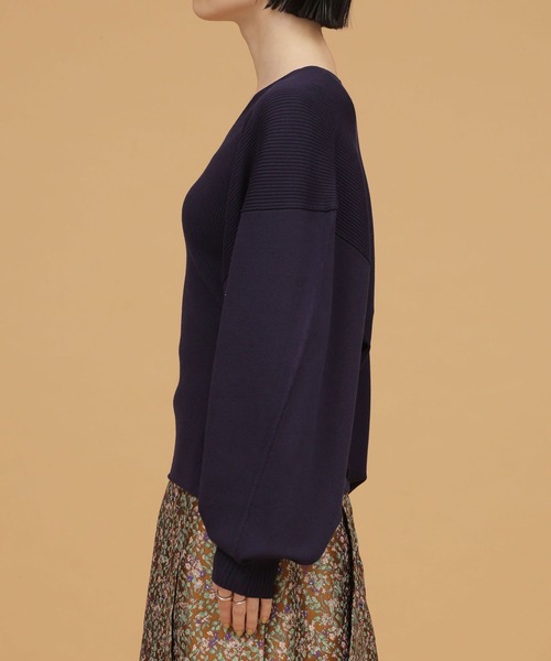 NANO universe（ナノユニバース）の「LB.03/ボレロセットアンサンブル（アンサンブル・レディース・グレー系その他4/ピンク/ネイビー・Ⅰ/Ⅱ）」の5枚目の写真