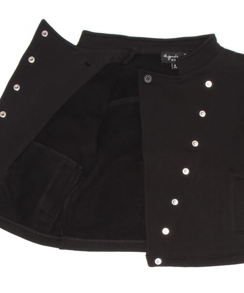 agnes b.（アニエスベー）の「M001 E BLOUSON キッズ フィッフィルブルゾン（ブルゾン・キッズ・ブラック・12YEAR/6YEAR/8YEAR/10YEAR）」の5枚目の写真