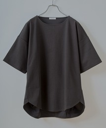 macocca（マコッカ）の「RESERU リセル 半袖コクーンTシャツ ルームウェア マグワート（ヨモギ）加工（Tシャツ/カットソー）」