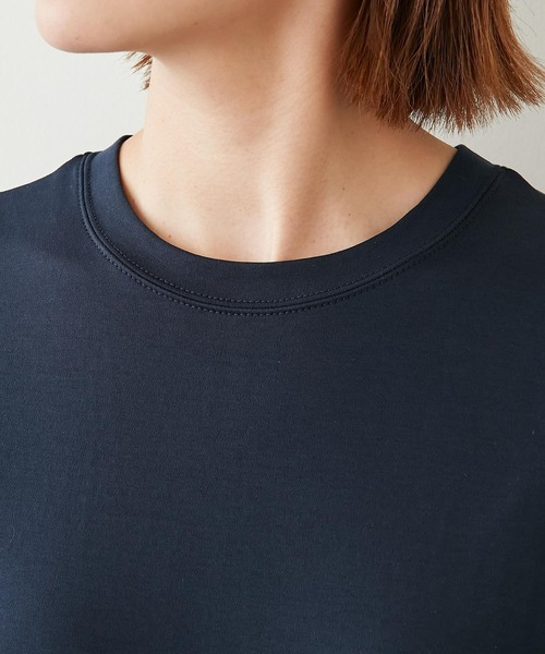 スムースコットンスクエアスリーブワンピース