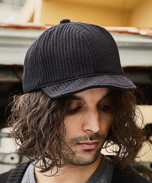 RATTLE TRAP（ラトルトラップ）の「太畝コーデュロイボールキャップ（キャップ・メンズ・ブラック・FREE）」の2枚目の写真