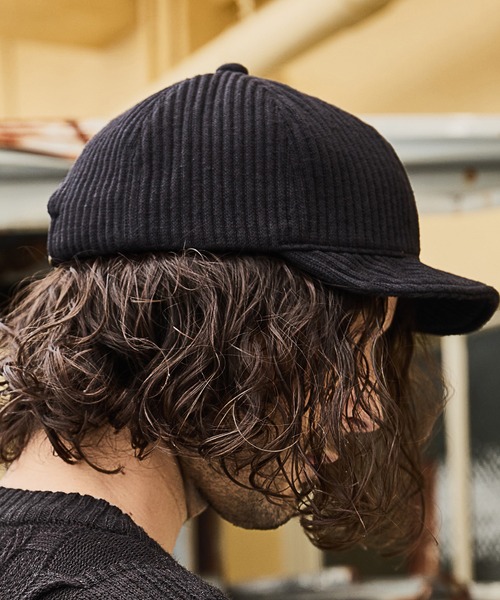 RATTLE TRAP（ラトルトラップ）の「太畝コーデュロイボールキャップ（キャップ・メンズ・ブラック・FREE）」の5枚目の写真