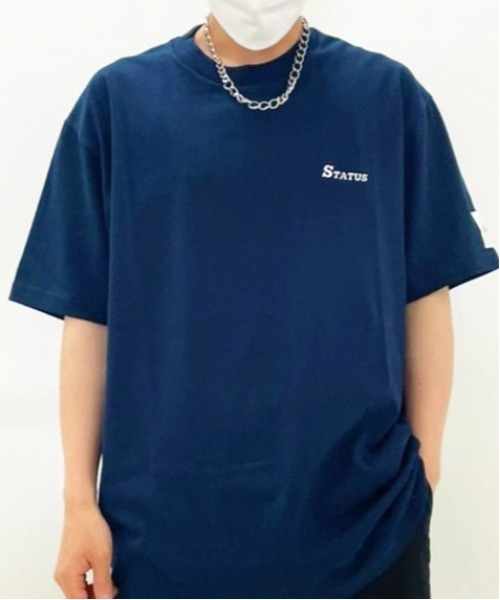 【enzoblues】(韓国) BRUNCH T-Shirt Navy ラウンド Tシャツ 65983012b_1_d_500.jpg