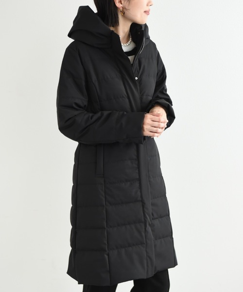 エシカルストレッチタフタロングダウン