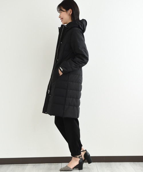 エシカルストレッチタフタロングダウン