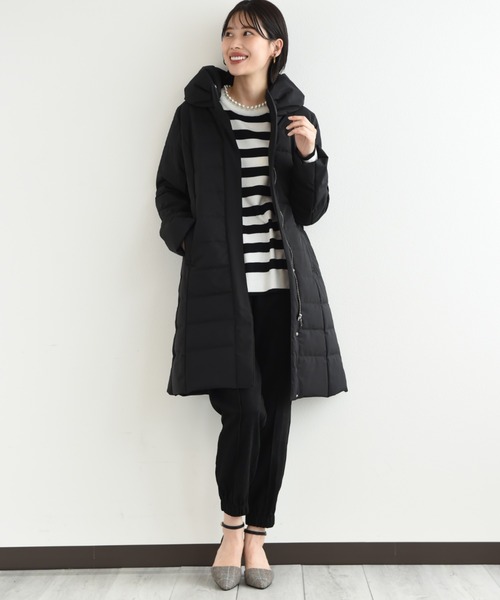 エシカルストレッチタフタロングダウン