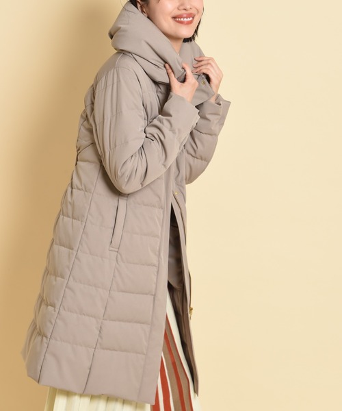 エシカルストレッチタフタロングダウン