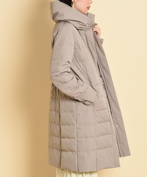 エシカルストレッチタフタロングダウン