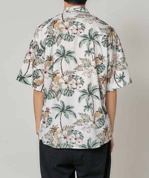Casablanca アロハシャツ 半袖 ホワイト Casablanca Wave Shirt | White | FARFETCH