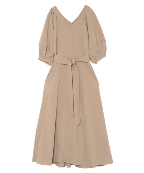 LAGUNAMOON（ラグナムーン）の「フォルムラインバックフレアーワンピース（ワンピース・レディース・ベージュ/ブラウン/ブルー・SMALL/MEDIUM）」の16枚目の写真