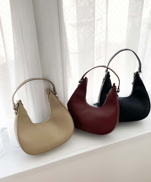 archives（アルシーヴ）の「ｃｒｅｓｃｅｎｔ　２ｗａｙ　ｂａｇ（ハンドバッグ・レディース・ブラック/ブラウン/アイボリー・FREE）」の2枚目の写真