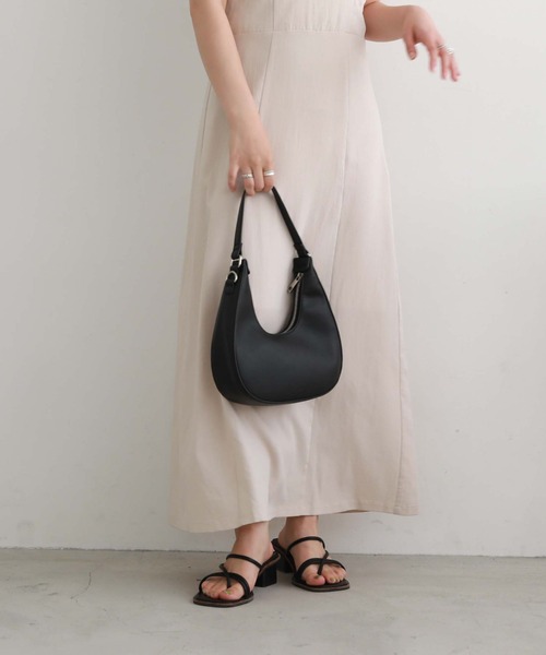 archives（アルシーヴ）の「ｃｒｅｓｃｅｎｔ　２ｗａｙ　ｂａｇ（ハンドバッグ・レディース・ブラック/ブラウン/アイボリー・FREE）」の16枚目の写真