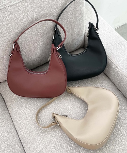 archives（アルシーヴ）の「ｃｒｅｓｃｅｎｔ　２ｗａｙ　ｂａｇ（ハンドバッグ・レディース・ブラック/ブラウン/アイボリー・FREE）」の18枚目の写真