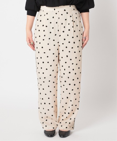 B.C STOCK（ベーセーストック）の「《追加》ドットプリントタックパンツ（その他パンツ・レディース・アイボリー・FREE）」の7枚目の写真
