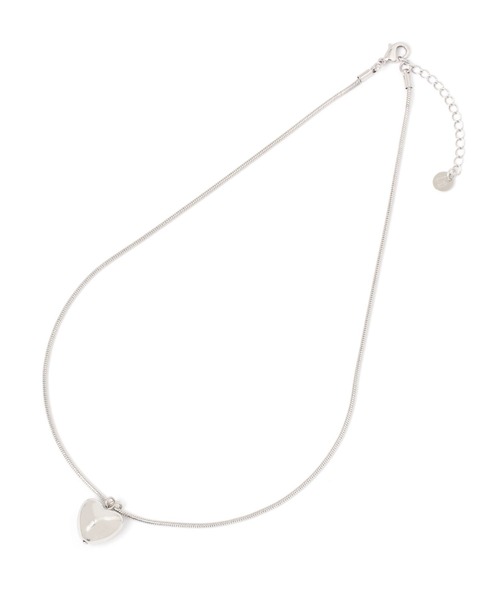 niko and...（ニコアンド）の「メタルハートネックレス（ネックレス・レディース・グレー/イエロー・0）」の3枚目の写真