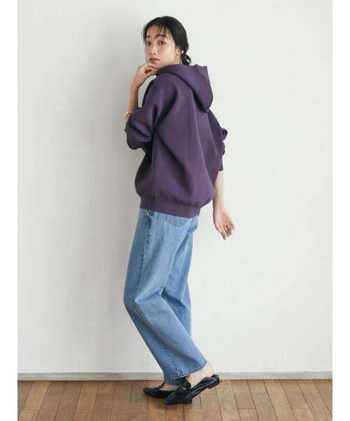 CRAFT STANDARD BOUTIQUE(クラフトスタンダードブティック)の「ニットパーカー *◆(ニット/セーター・レディース・ダークグリーン/ベージュ/パープル・FREE)」の10枚目の写真