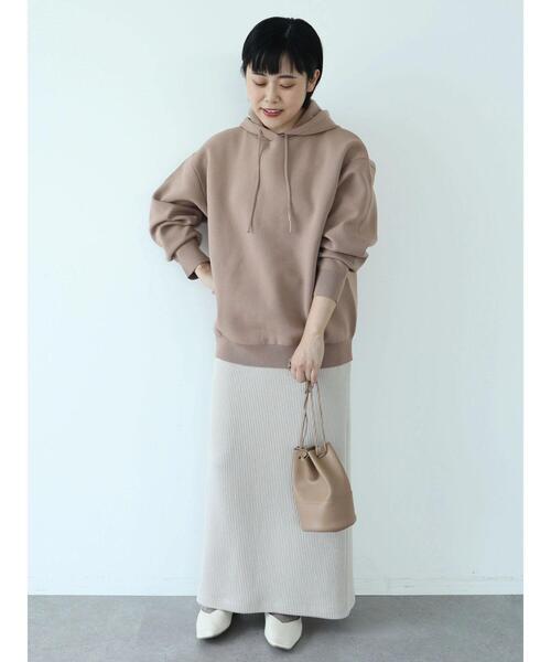 CRAFT STANDARD BOUTIQUE(クラフトスタンダードブティック)の「ニットパーカー *◆(ニット/セーター・レディース・ダークグリーン/ベージュ/パープル・FREE)」の13枚目の写真