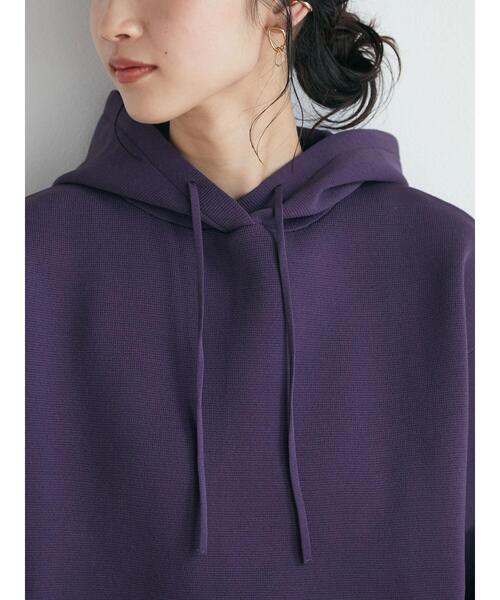 CRAFT STANDARD BOUTIQUE(クラフトスタンダードブティック)の「ニットパーカー *◆(ニット/セーター・レディース・ダークグリーン/ベージュ/パープル・FREE)」の16枚目の写真