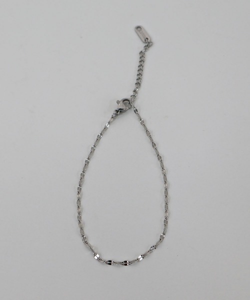 CEMONEMO（セモネモ）の「【金属アレルギー対応】 ペタルチェーン ブレスレット / サージカルステンレス（ブレスレット・レディース・シルバー/ゴールド・FREE）」の4枚目の写真