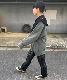 DuKKah | Dukkah/【低身長向け】パッチワークレースパンツ(スラックス)